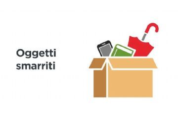 grafica scatola con oggetti smarriti