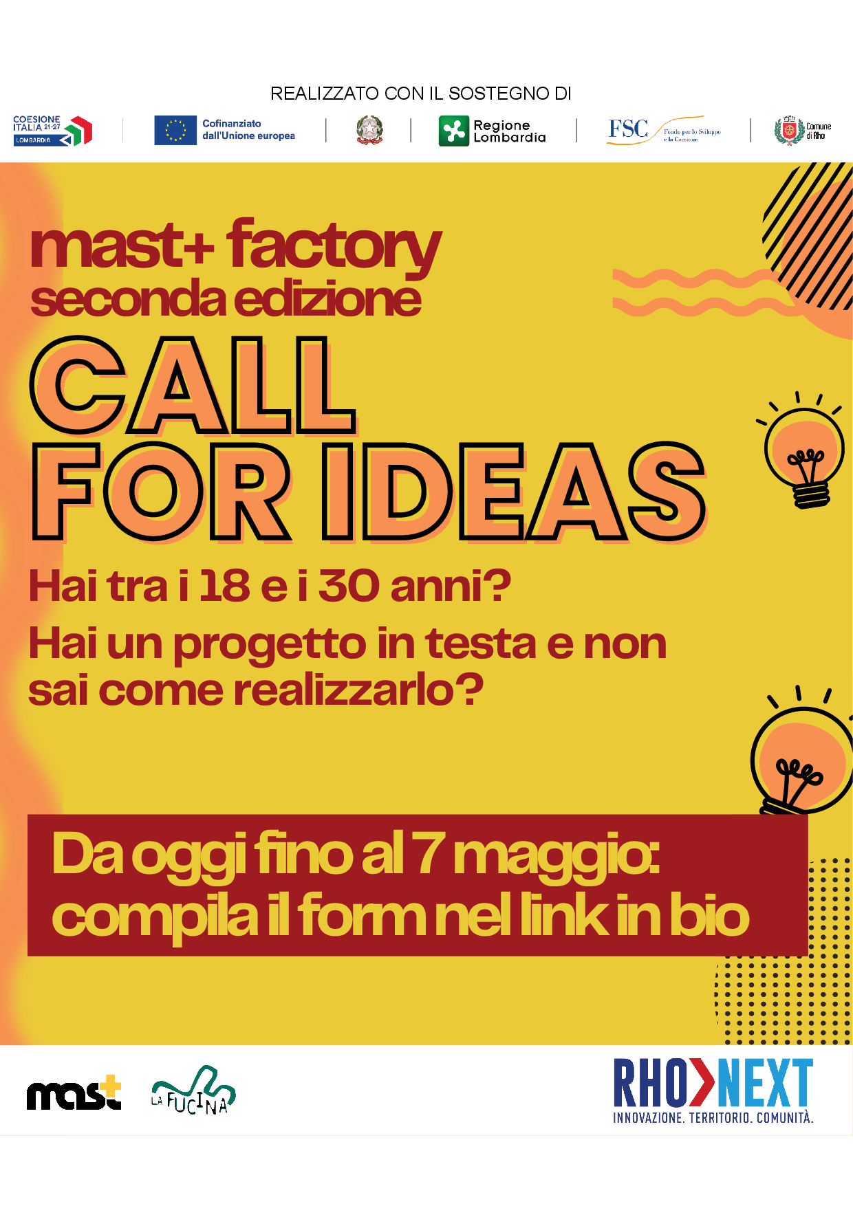 locandina Call For Ideas
