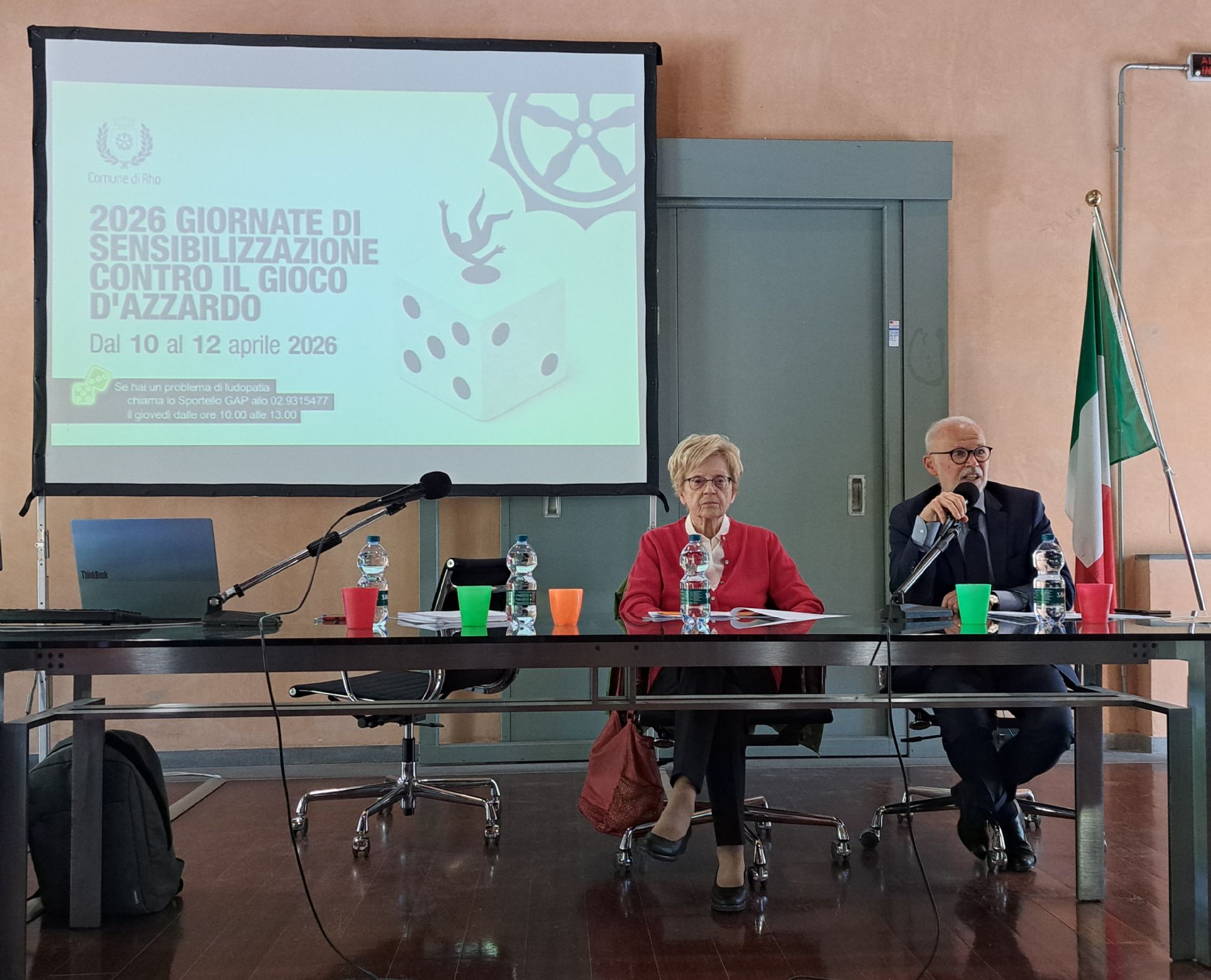 Angela Fioroni e l'assessore Nicola Violante