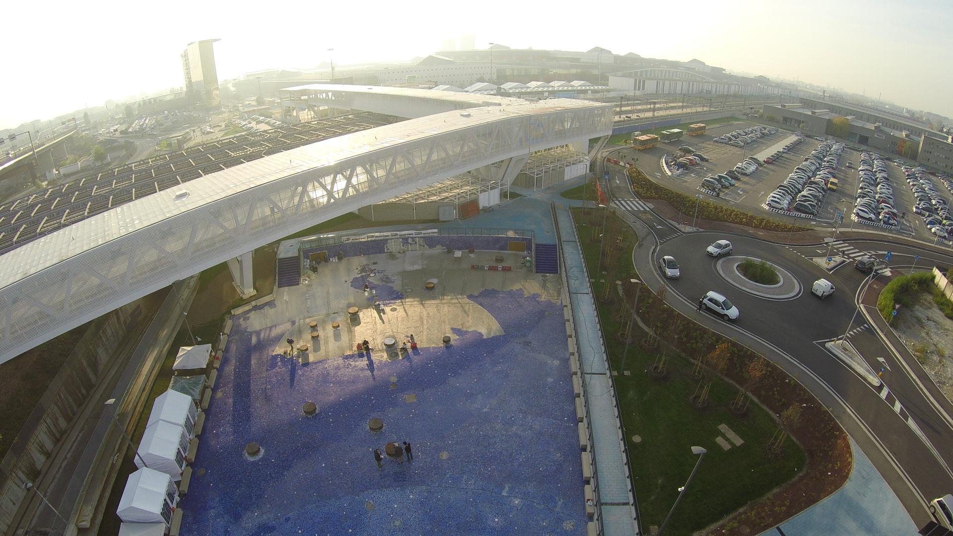 Fiera Rho piazza Costellazione dall'alto