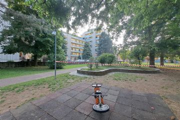 L'area recintata nel Parco Lea Garofalo