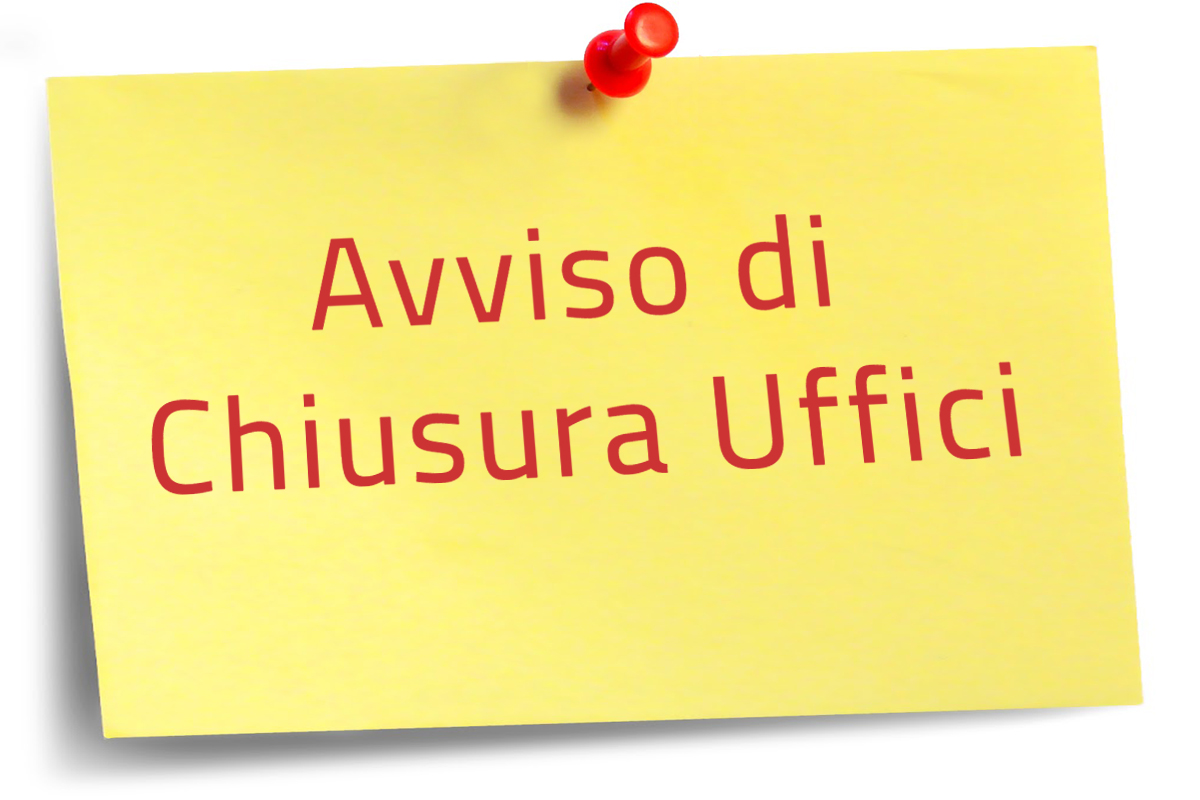 Post-it Avviso di Chiusura uffici