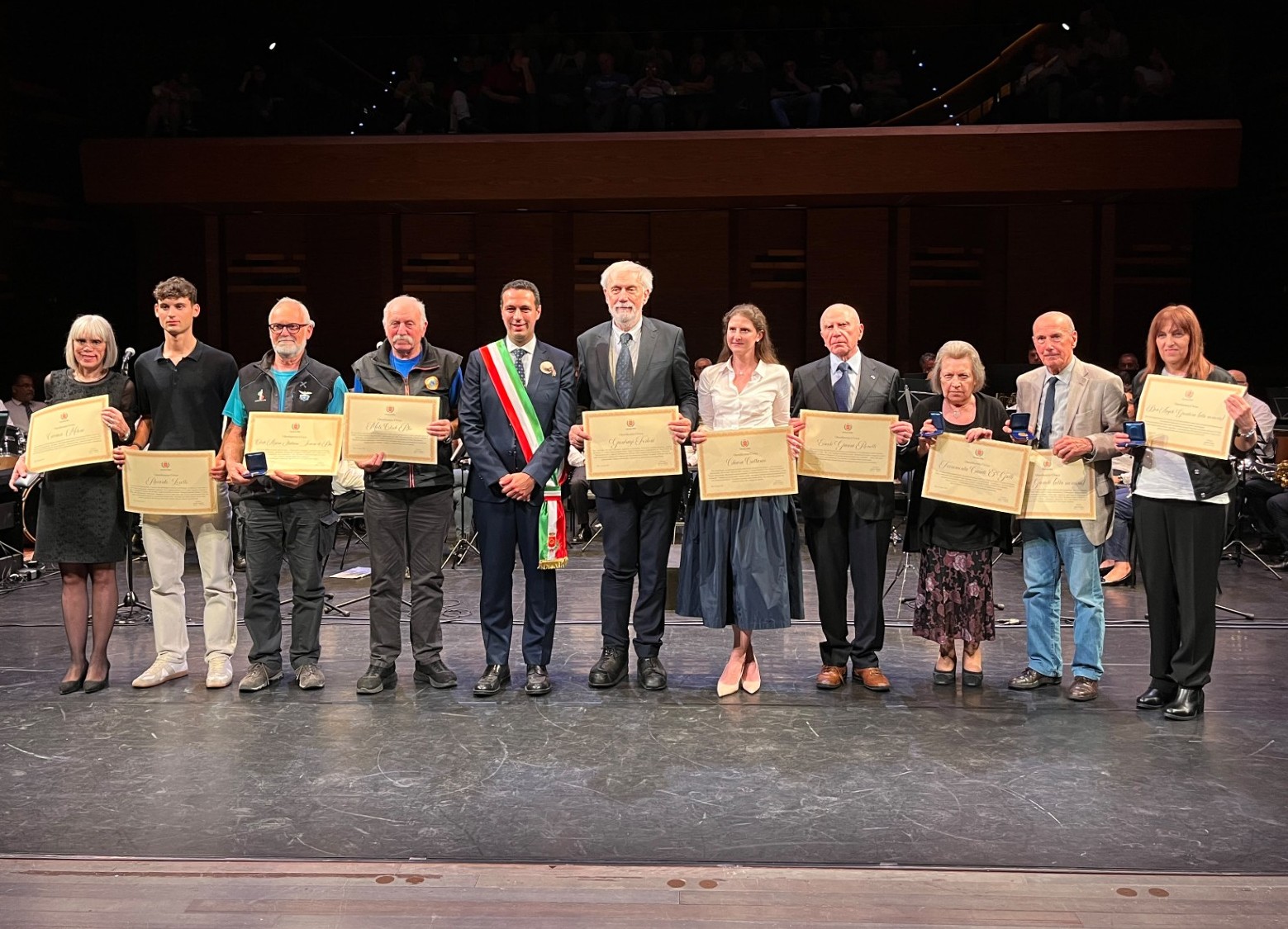 I premiati la sera del 2 giugno al Teatro Civico di Rho