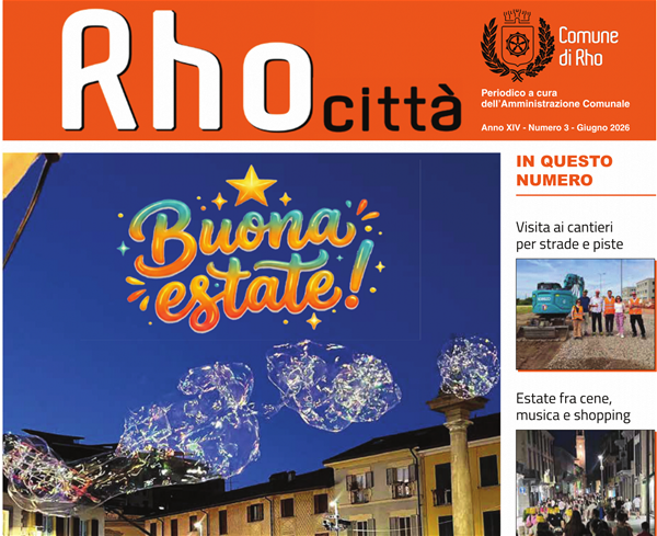 Rho città Periodico copertina Buona estate!
