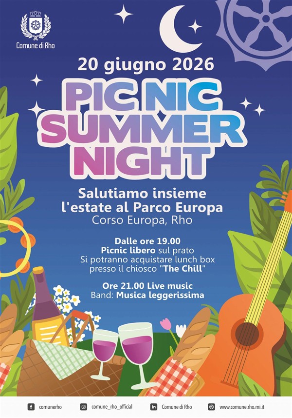locandina picnic summer night