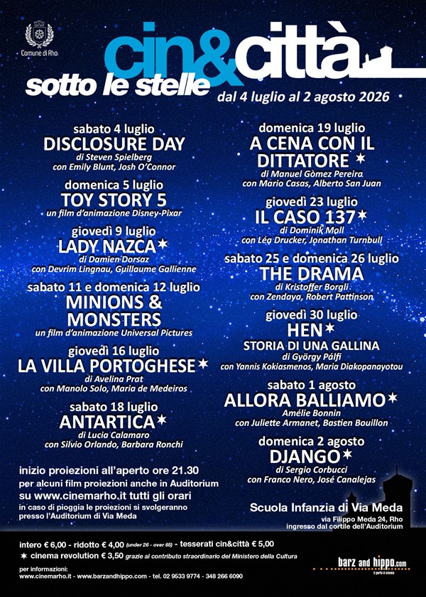 locandina Cin&città sotto le stelle