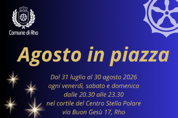 Parte il 31 luglio “Agosto in piazza” in via Buon Gesù
