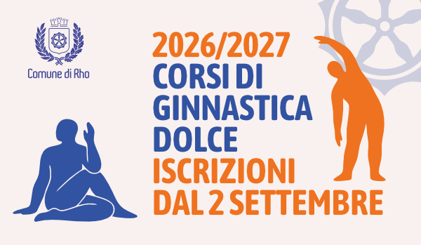Nella foto il manifesto dei corsi di ginnastica dolce 2026-2027. Le iscrizioni partono dal 2 settembre 2026.