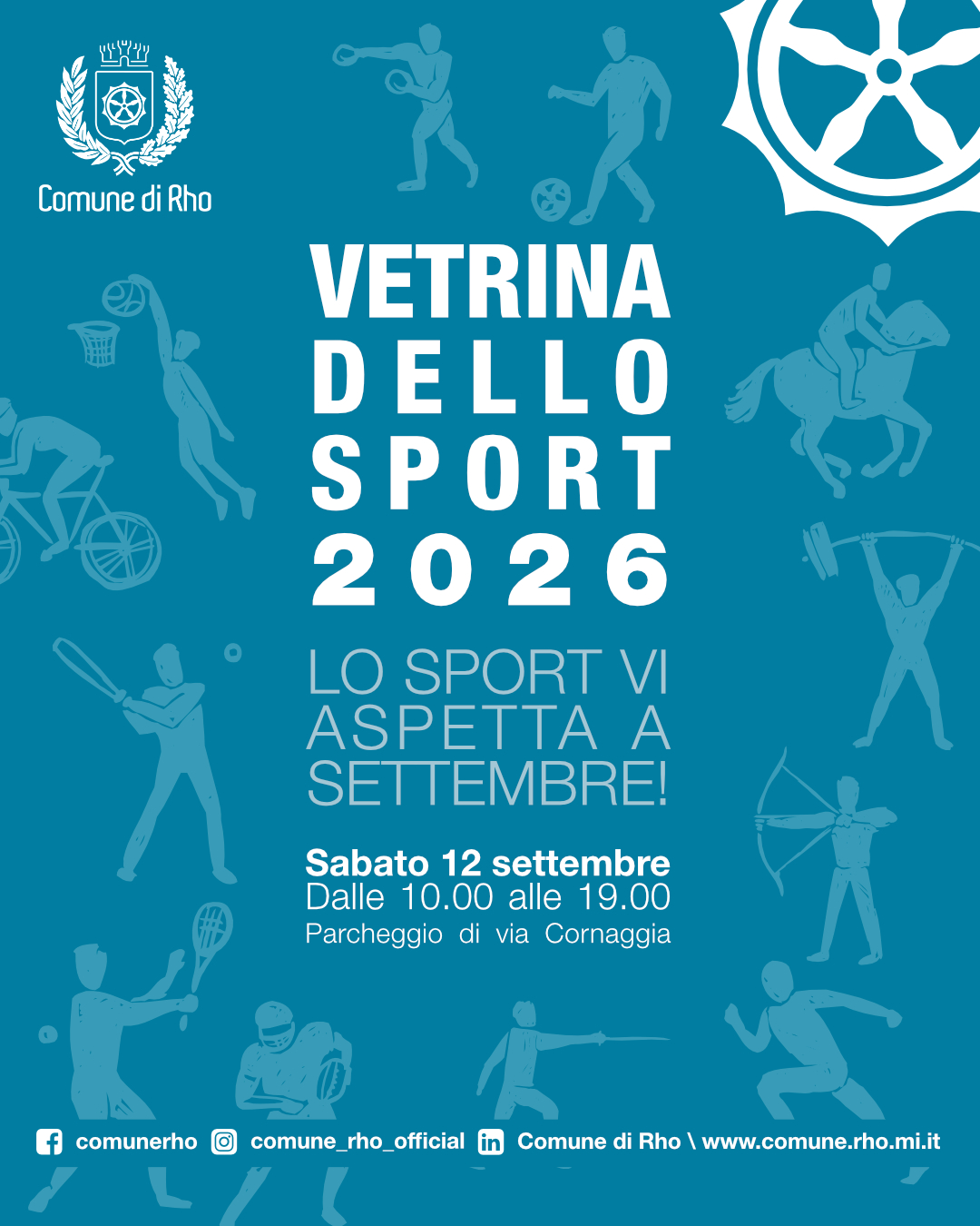 La locandina della Vetrina dello Sport 2026