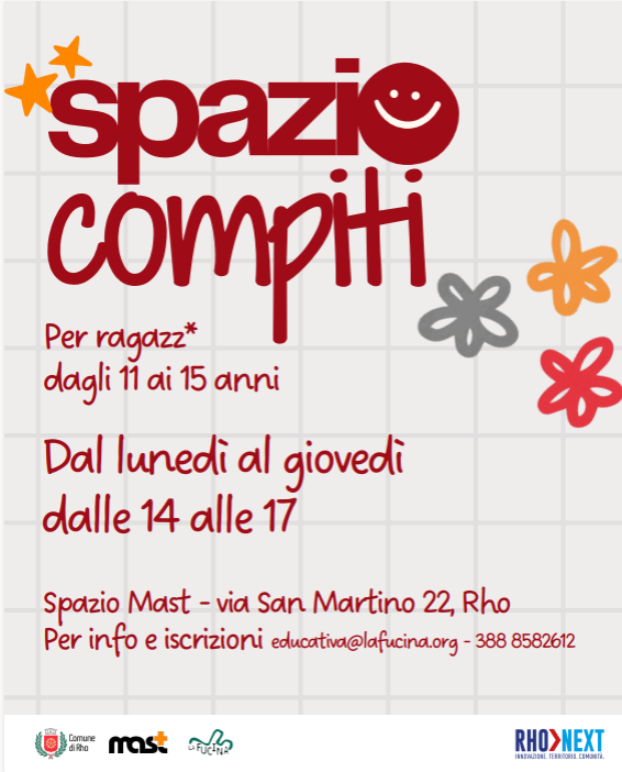 locandina spazio compiti