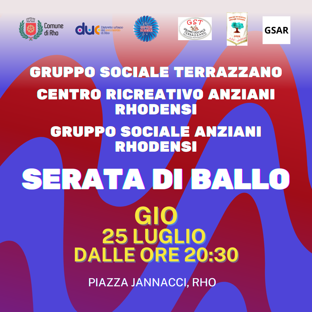 Grafica serata di ballo