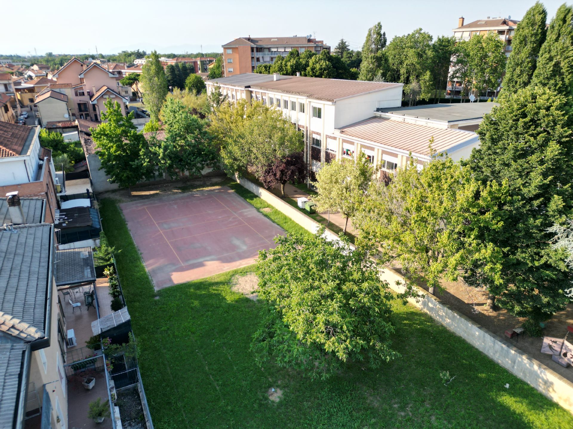 Terreno per la costruzione del refettorio scuola Federici
