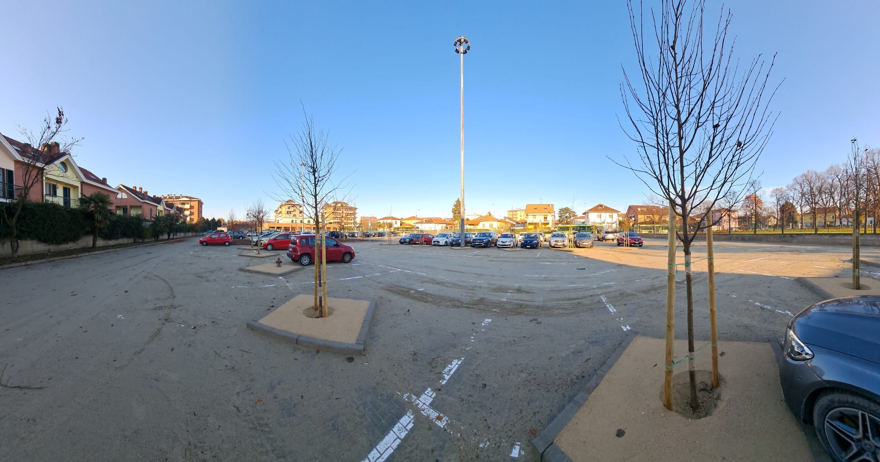 Parcheggio lavori terminati