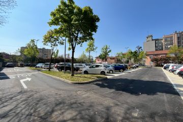 Parcheggio vicolo Secchi terminato