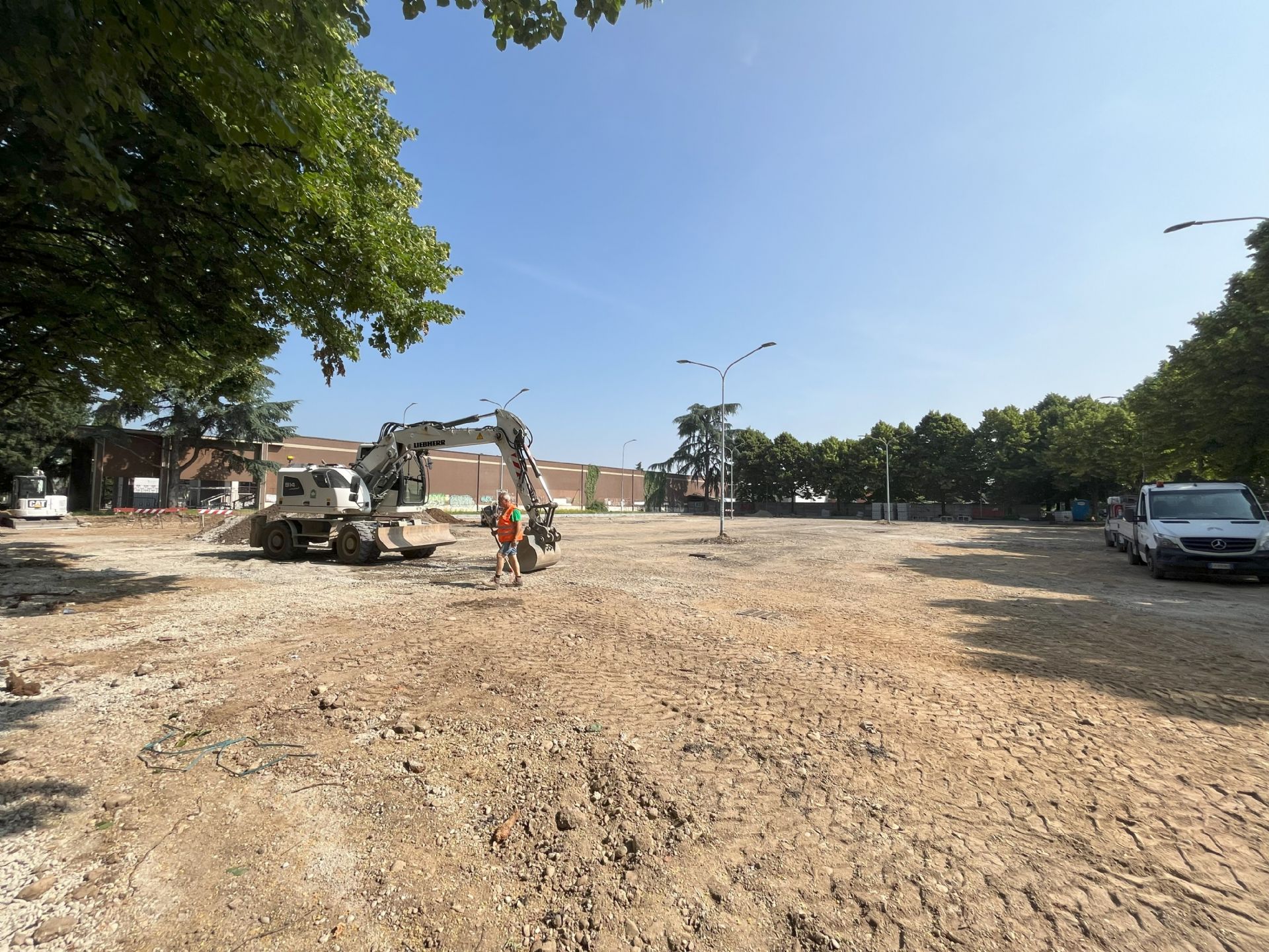 cantiere parcheggio via Bersaglio