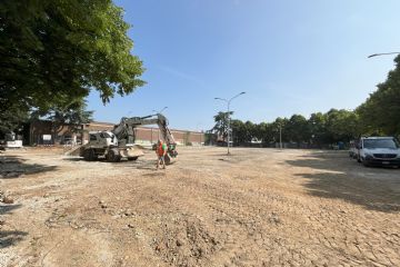 cantiere parcheggio via Bersaglio