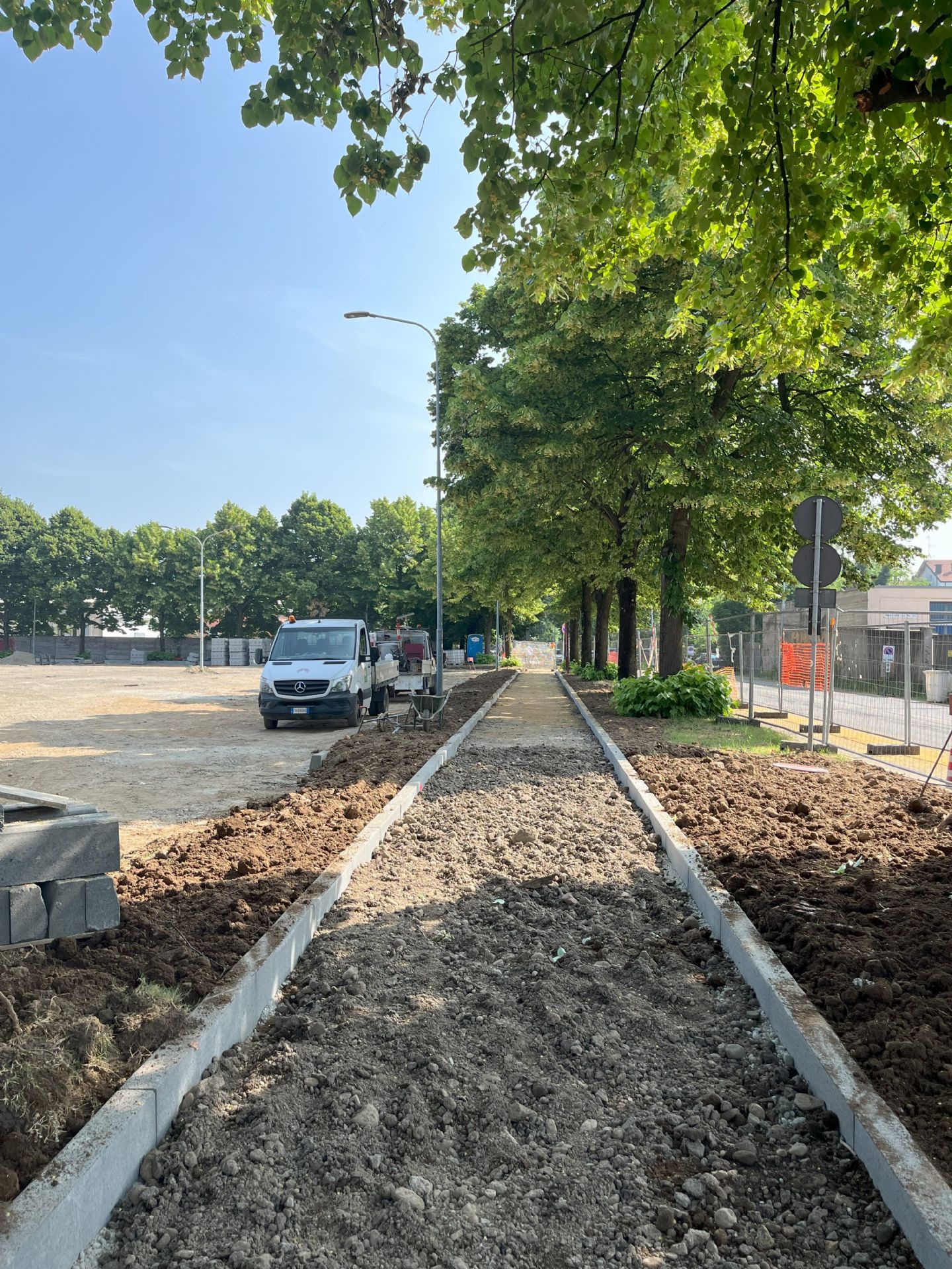 Vialetti in rifacimento