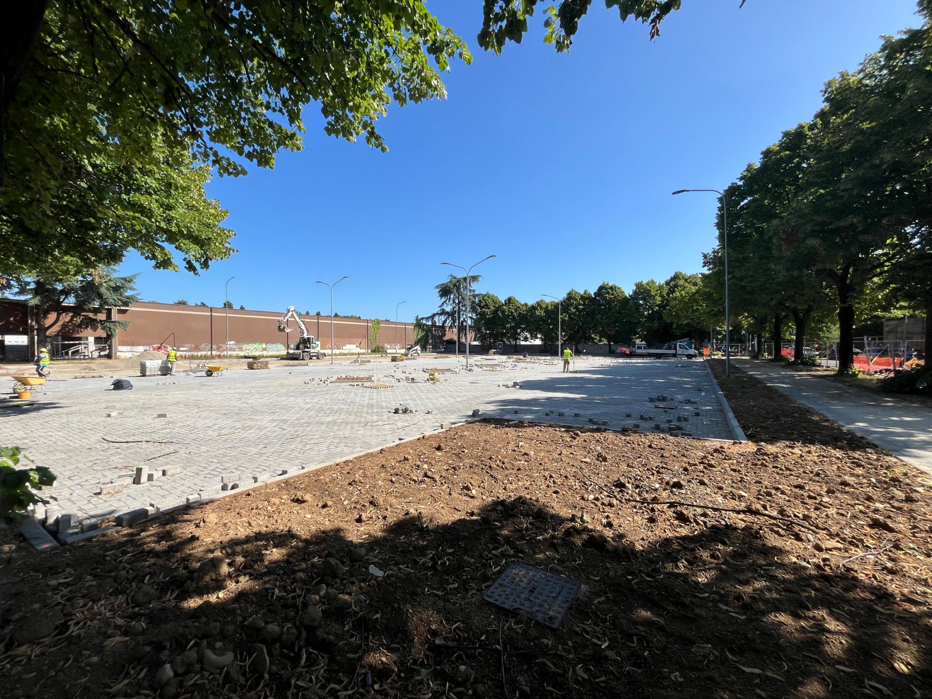 Parcheggio via Bersaglio - cantiere