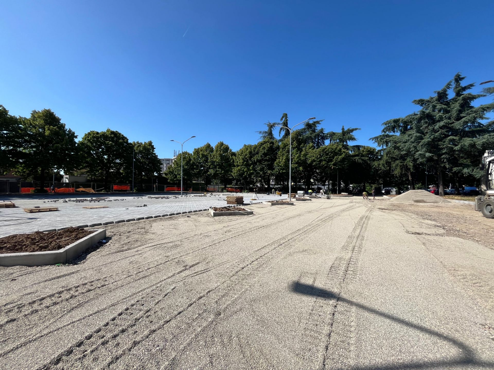 Parcheggio via Bersaglio - cantiere