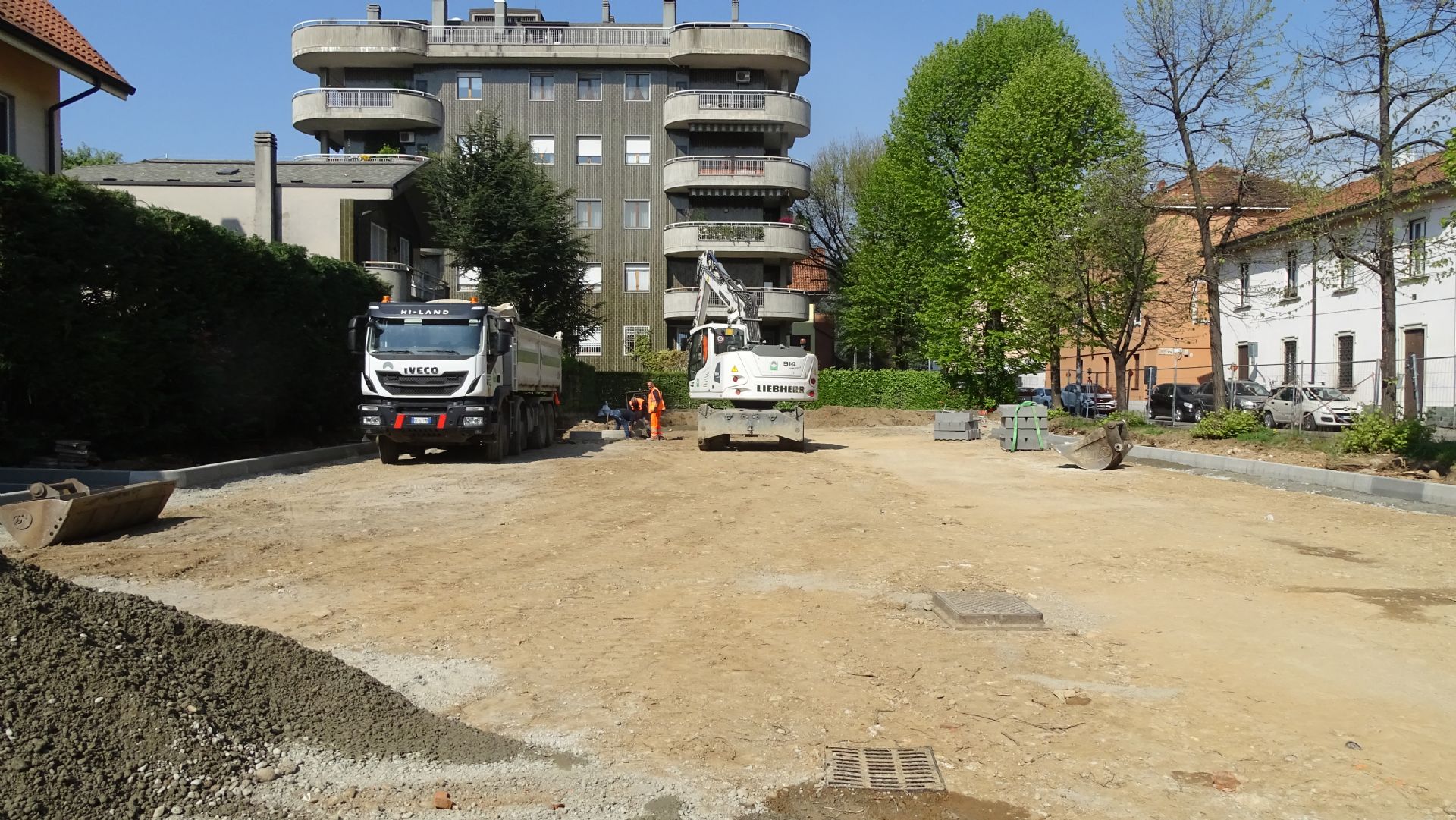 Cantiere parcheggio via Conciliazione