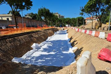 vasca per il drenaggio dell'acqua