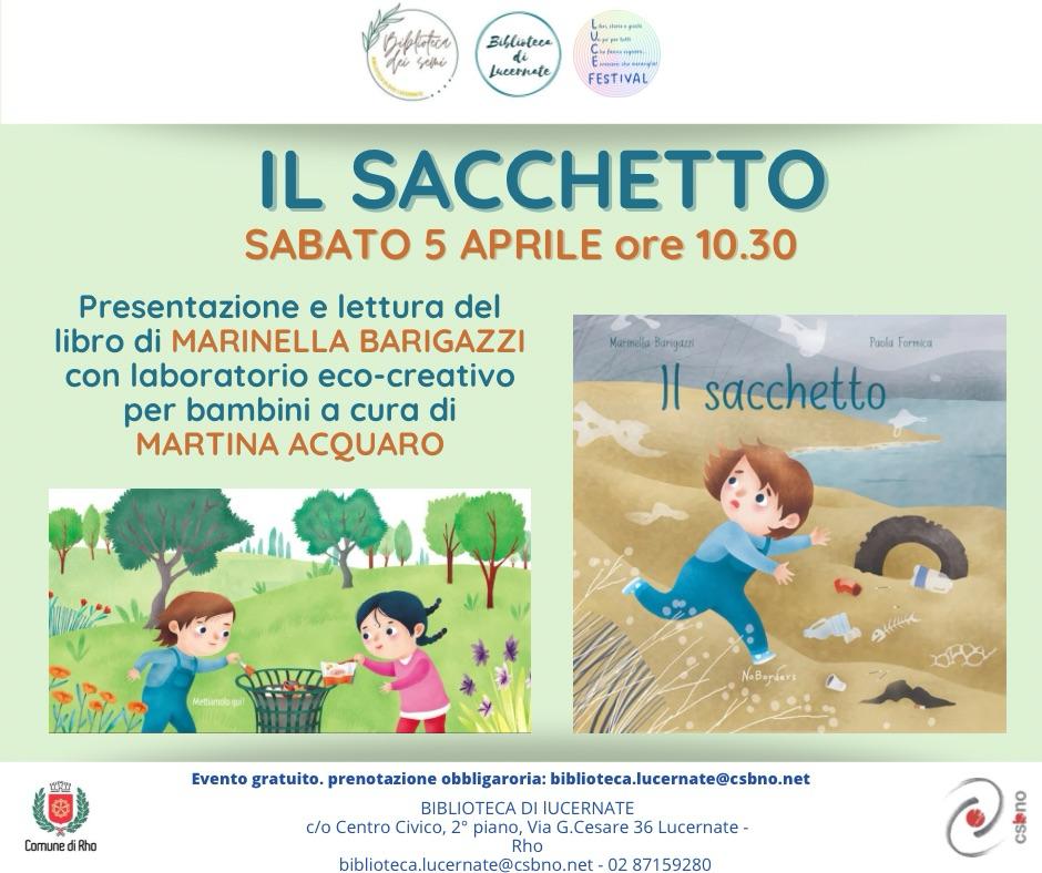 il sacchetto  sabato 5 aprile 10.30