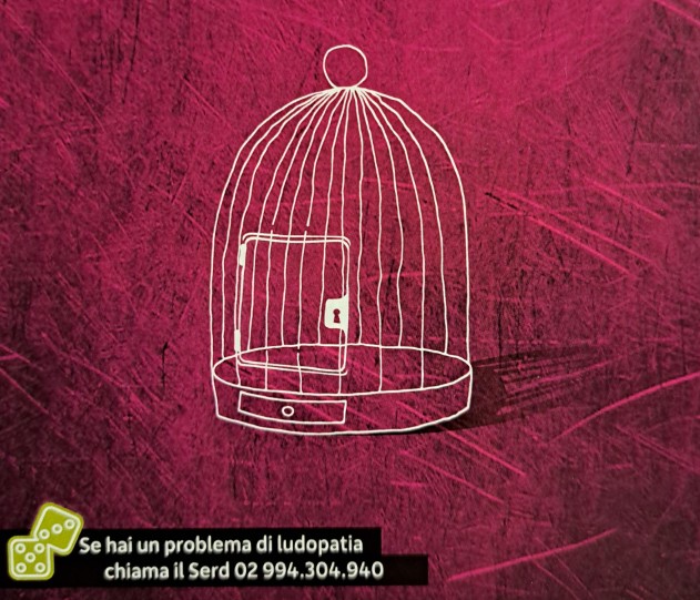 la gabbia simbolo delle campagne contro il gioco patologico