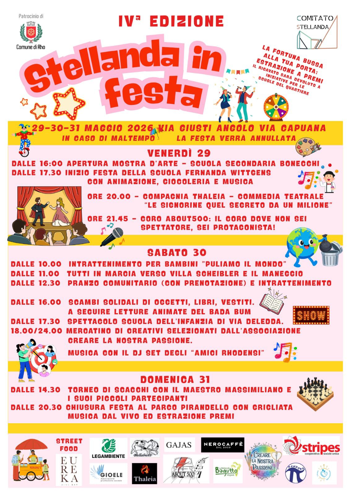 locandina della VI edizione di Stellanda in festa