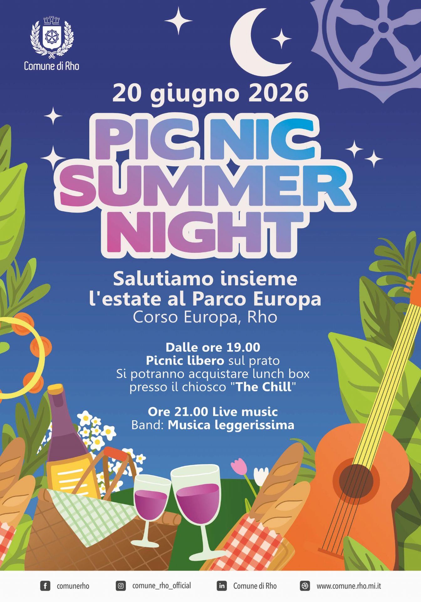 locandina picnic summer night