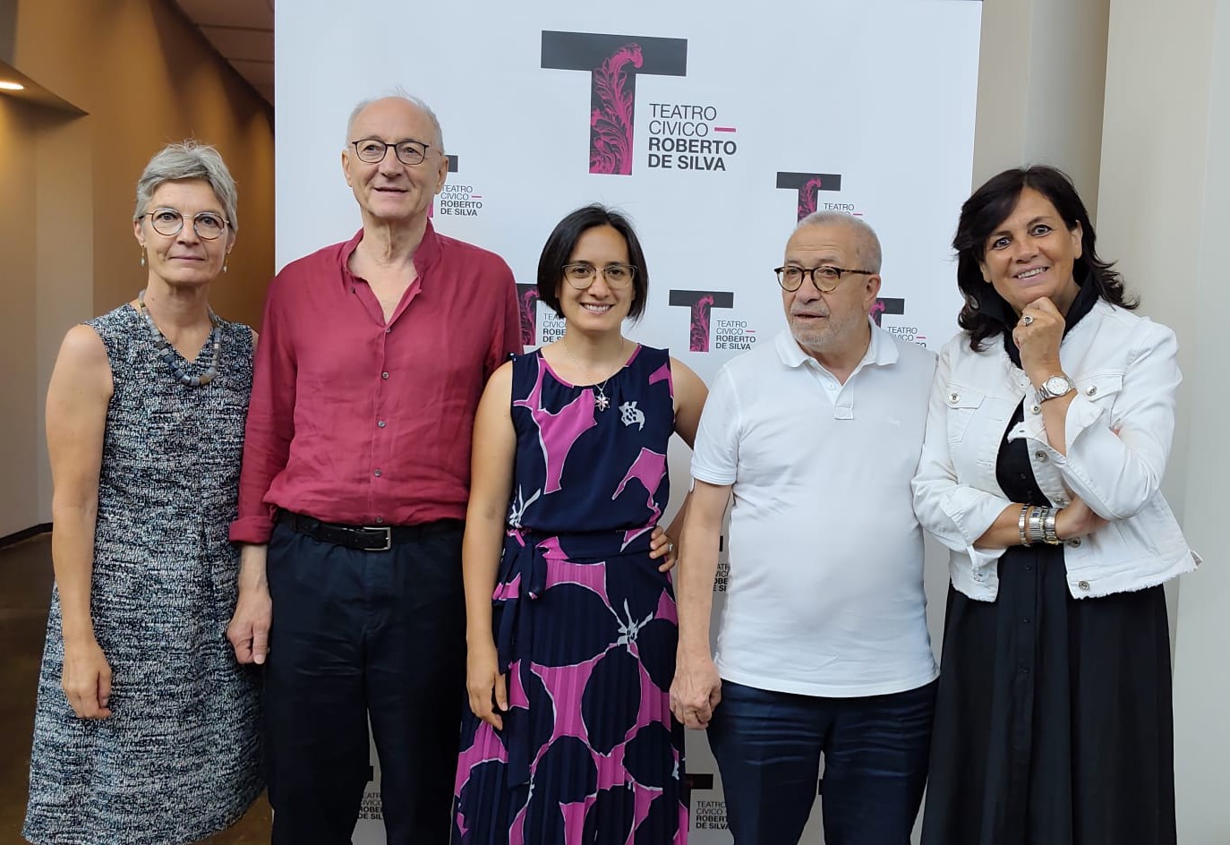 Da sinistra Maddalena Maggi, Giancarlo Cattaneo, Valentina Giro, Fiorenzo Grassi e Giovanna Sellerio
