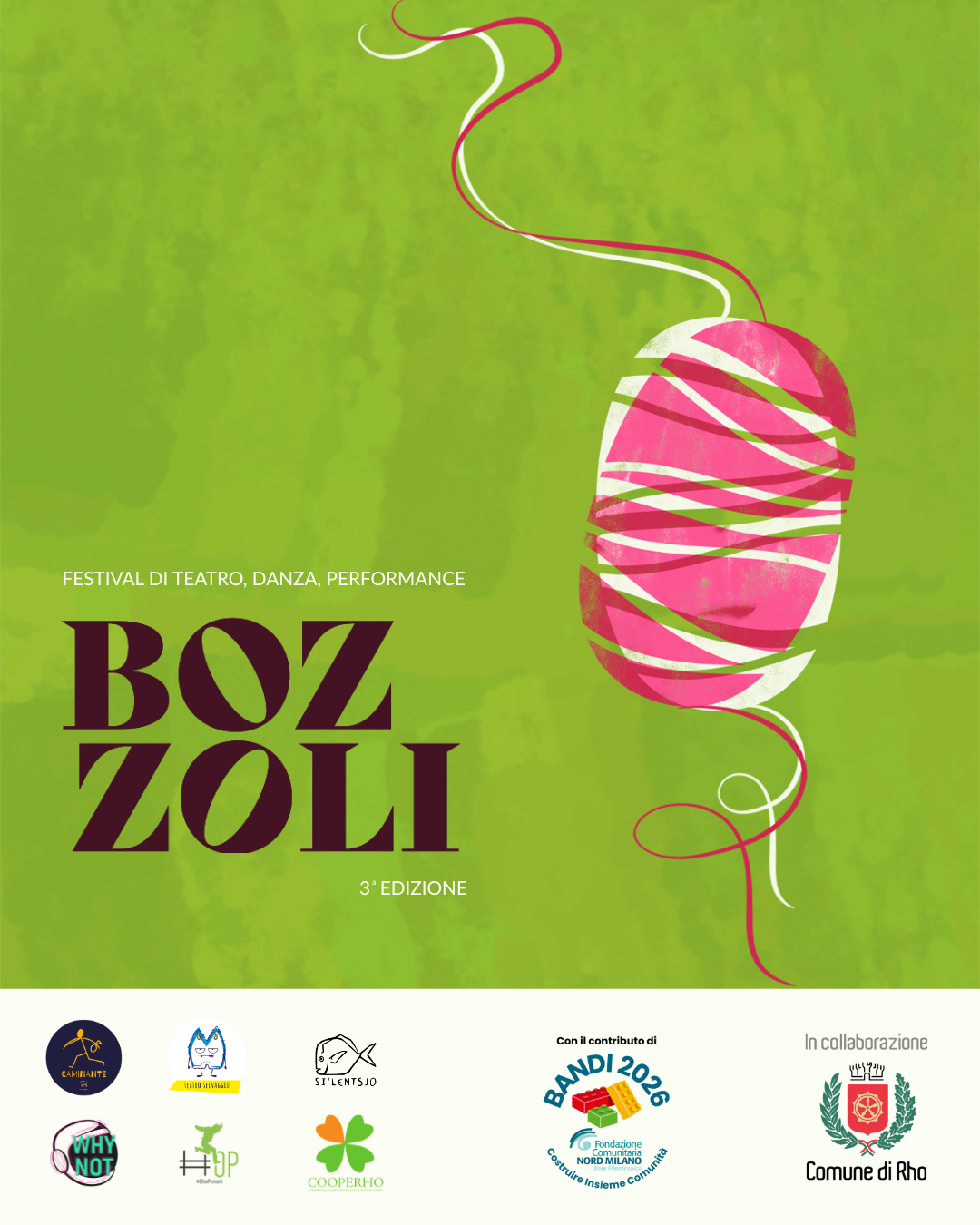 Il manifesto di Bozzoli - Festival di teatro, danza e performance