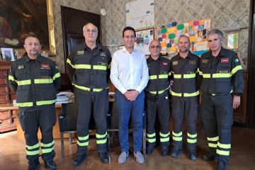 Il Sindaco Orlandi incontra il Comandante Provinciale dei Vigili del fuoco di Milano