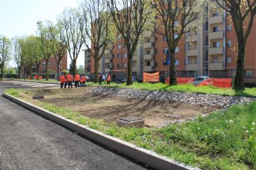 Giro cantieri del sindaco Andrea Orlandi