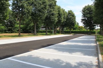 Parcheggio via Gramsci - lavori terminati