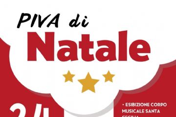 La locandina della piva natalizia a Biringhello