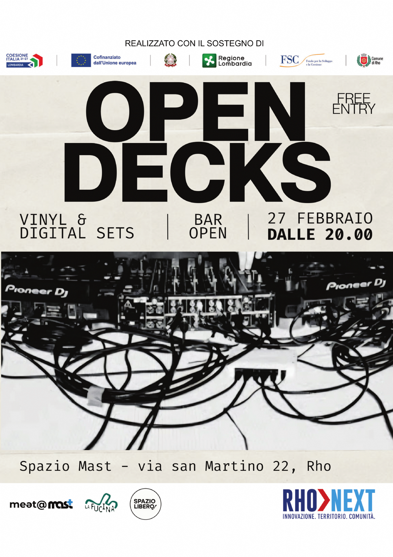 locandina open decks