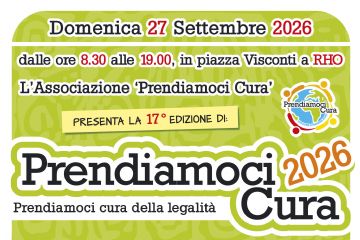 locandina Prendiamoci Cura della legalità del 27 settembre 2026