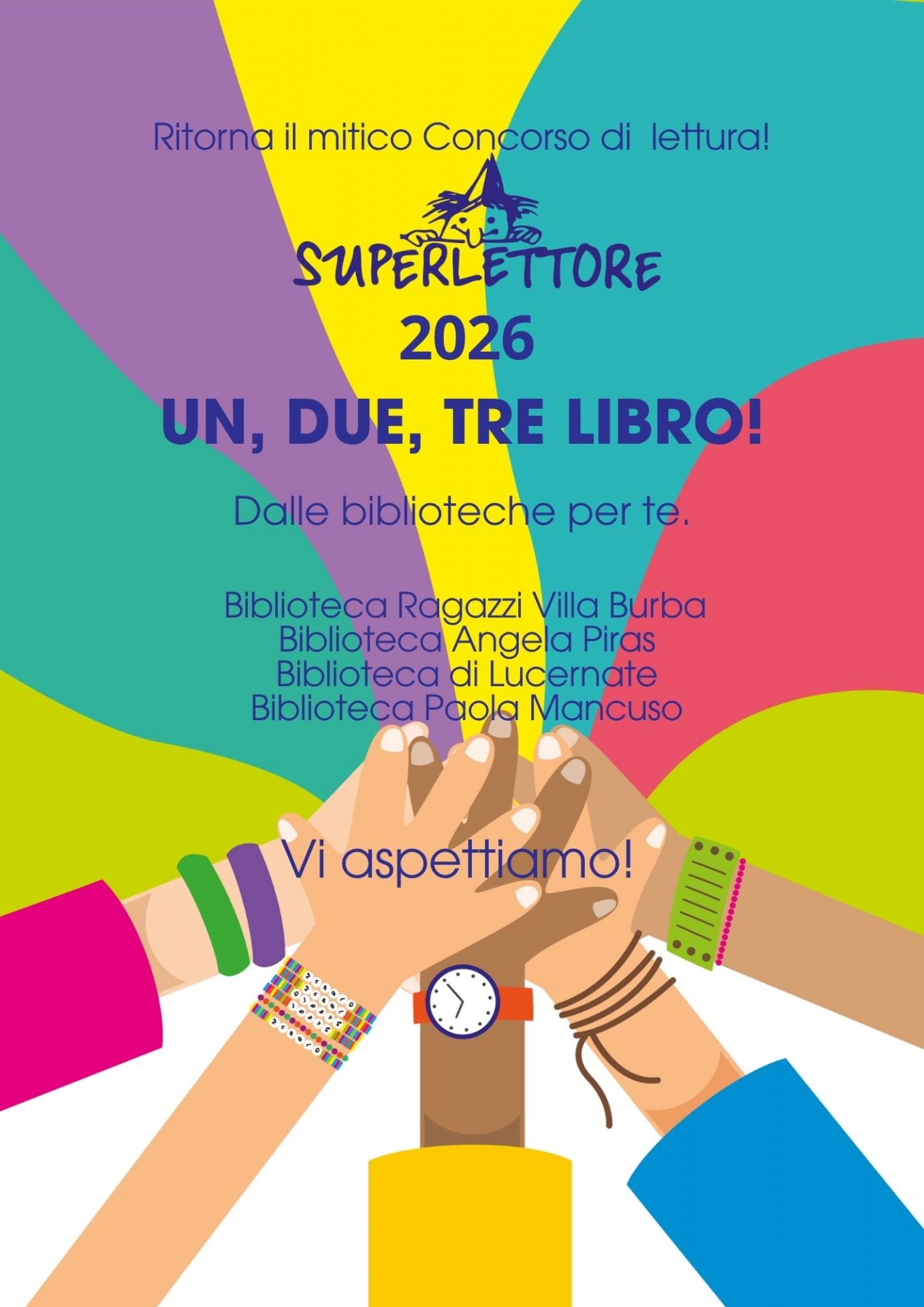 locandina un due tre libro