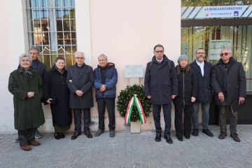 I partecipanti alla cerimonia