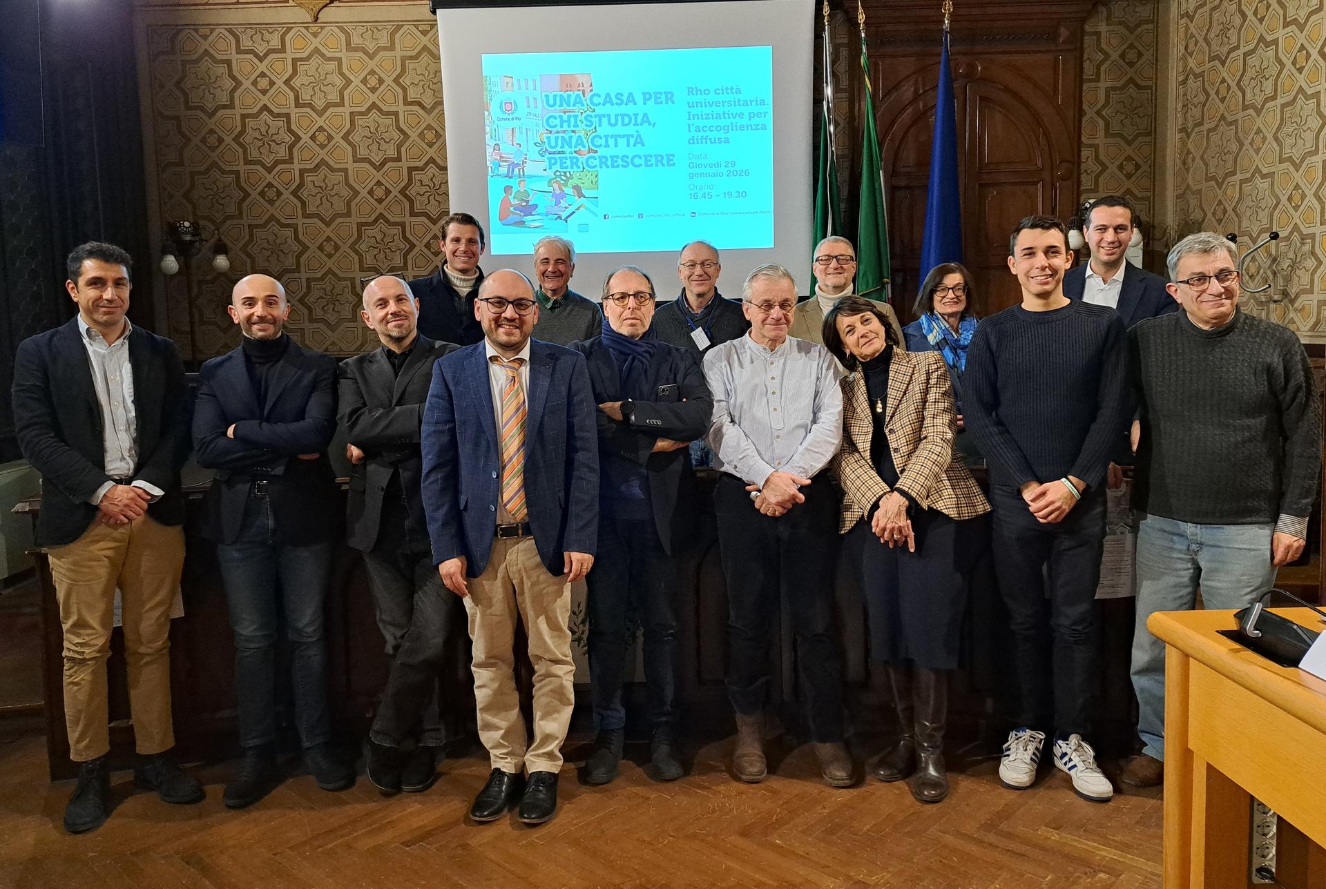 i relatori, i consiglieri comunali coinvolti e il Sindaco Orlandi