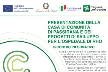 Presentazione della Casa di Comunità di Passirana e dei progetti per l'Ospedale di Rho