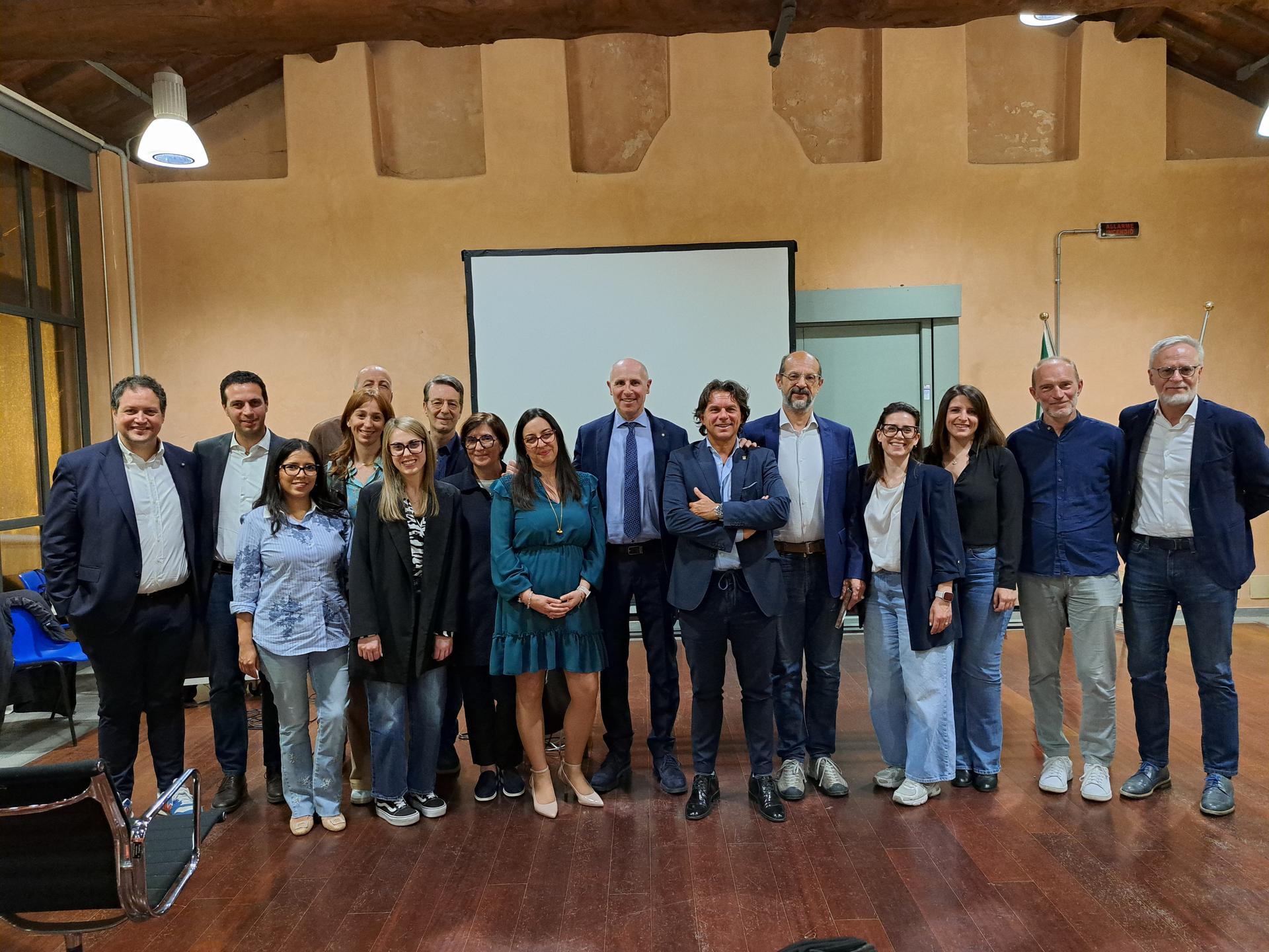  i relatori della serata a Villa Burba