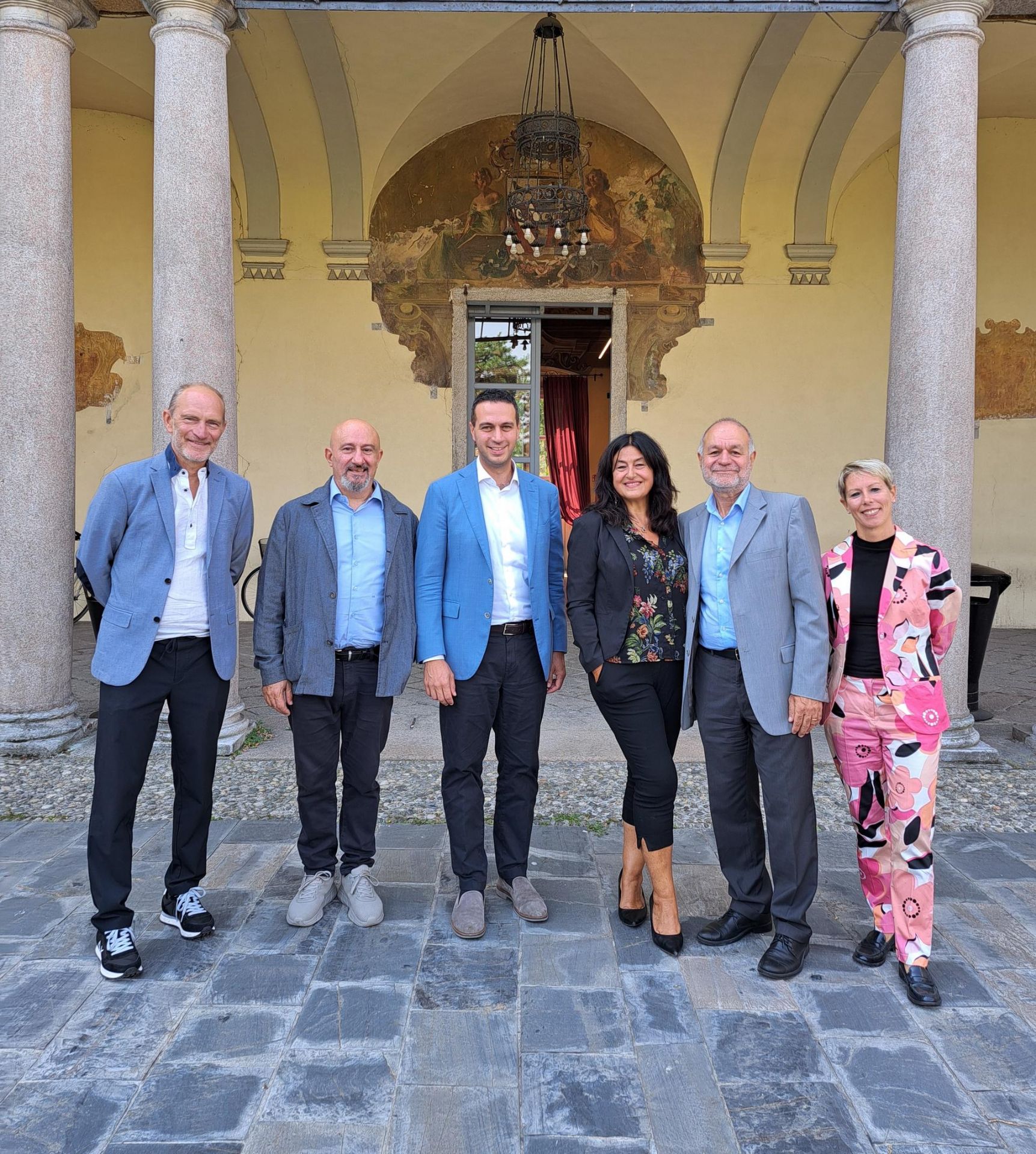Paolo Bianchi, Igor Guida, Andrea Orlandi, Dafne Guida, Massimo Minelli ed Emiliana Brognoli

 