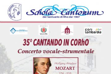 Locandina dell'evento 35*cantando in coRho concerto vocale strumentale Requiem in re minore  -KV626