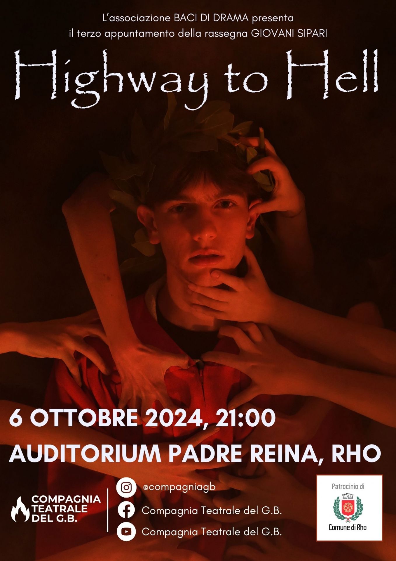 Highway to Hell 6 ottobre  2024 21 00 auditorium padre reina