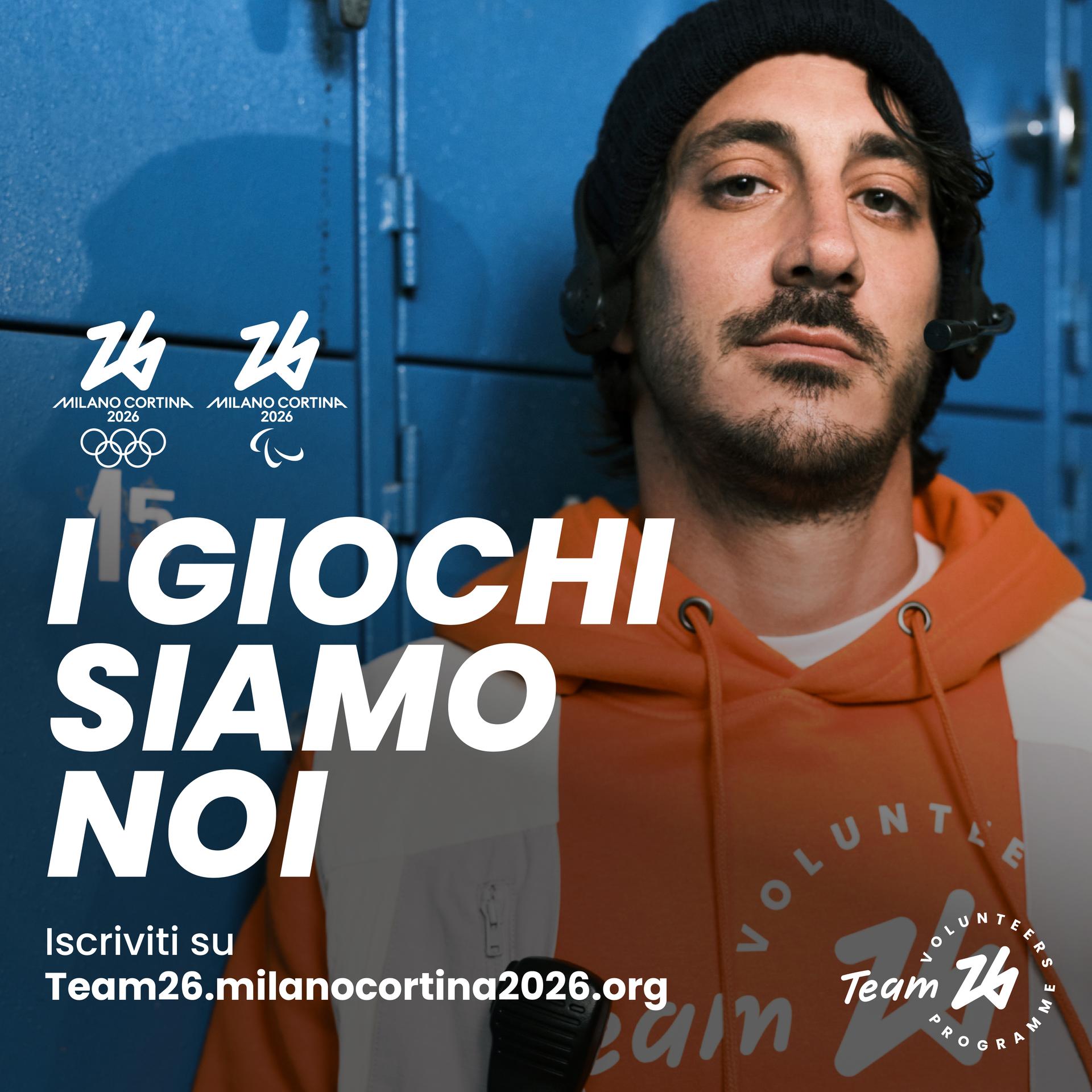 i giochi siamo noi iscriviti su Team26milanocortina2026.org