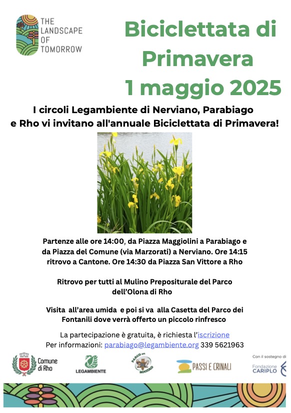 locandina Biciclettata di primavera 2025