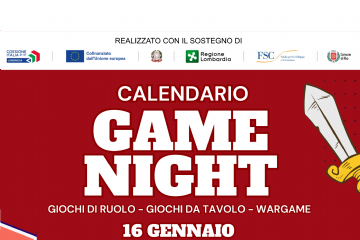 locandina calendario GAME NIGHT