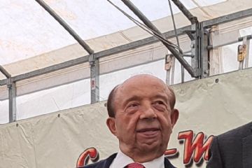 Angelo Brioschi nel settembre scorso ai festeggiamenti per i 25 anni dell'Associazione Anziani Passirana