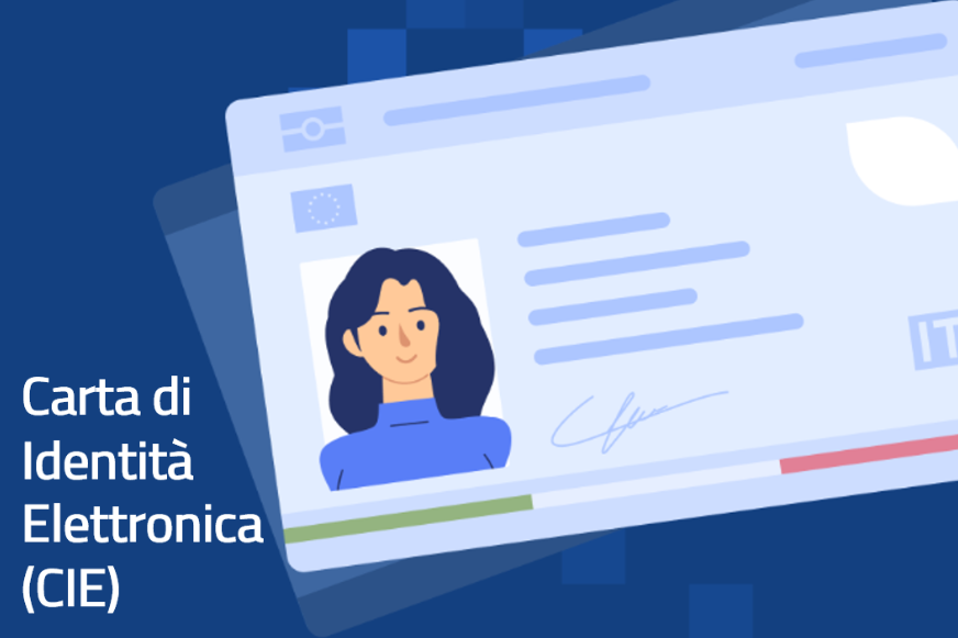 immagine vettoriale Carta di identità elettronica(CIE)